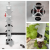 Customizable Hydroponics Tower Vertical Aeroponic Growing System Kit for Home Garden Greenhouse to Plant  Vegetables Strawberry