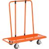 VEVOR Drywall Cart, 3000 LBS Panel Dolly Cart with 45.28" x 21.8" Deck and 5" Swivel Wheels, Heavy-Duty Drywall Sheet Cart, Handling Wall Panel