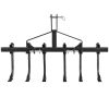 Chisel Plow Scarifier ATV/UTV Plow Implement Cultivator with 6 Detachable Scarifier Shank for CAT-1 (Chisel Plow Scarifier)