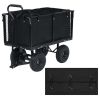 Garden Cart Liner Black 31.9"x16.1"x15.7" Fabric