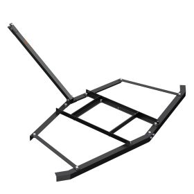 VEVOR Driveway Drag, 66" Width Tow Behind Drag Harrow, Q235 Steel Driveway Grader with Adjustable Bars, Support up to 50 lbs