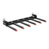 VEVOR Clamp on Debris Forks to 60" Bucket, 4560 lbs Capacity Heavy Duty Clamp on Pallet Forks Bucket Attachments