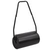 Garden Lawn Roller with Aerator Clamps Black 11.1 gal Iron and Steel