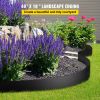 VEVOR Landscape Edging, 10 inch Depth 40 ft Total Length, Recycled HDPE Coiled Terrace Board, Flexible Bender Border for Landscaping, Lawn, Garden