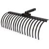 Tractors Rake Tractors Pine Straw Rake 17 Pine Straw Rake with 2" Receiver for ATV UTV Lawn Tractors (Pine Straw Rake)