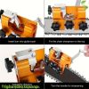 Chainsaw iMounTEK Chain Sharpening Jig Universal Chainsaw Sharpener Kit Hand Crank Chain Sharpener for Electric Saw for Lumberjack Garden Worker