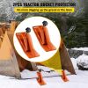 VEVOR Tractor Bucket Protector, 2pcs Ski Edge Protector, 12" Long Turf Tamer Skid Protector, 4" Width