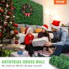 VEVOR 12PCS 24"x16" Grass Wall Panels for 32 SQ Feet, Boxwood Hedge Wall Panels, Artificial Grass Backdrop Wall 1.6"