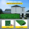 VEVOR Artificial Boxwood Panel UV 6pcs Boxwood Hedge Wall Panels, Artificial Grass Backdrop Wall 20" X 20" 4 cm Green Grass Wall