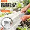 VEVOR Greenhouse Plastic Sheeting 12 x 50 ft, 6 Mil Thickness Clear Greenhouse Film, Polyethylene Film 4 Year UV Resistant, for Gardening, Farming