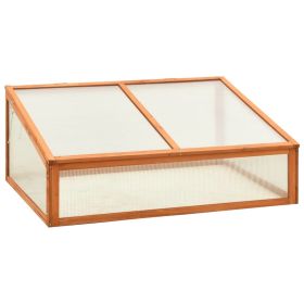 Greenhouse 39.4"x25.6"x15.7" Firwood (Color: yellow)