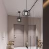 Adjustable Metal Hanging Lamp Cage For Kitchen